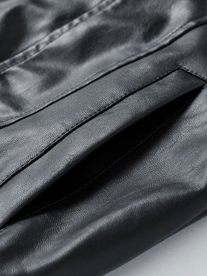 Ravenna Leather Bomber Jacket