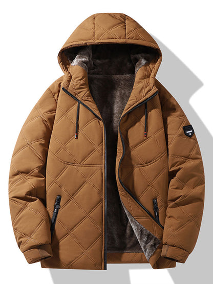 Milan Quilted Hooded Jacket