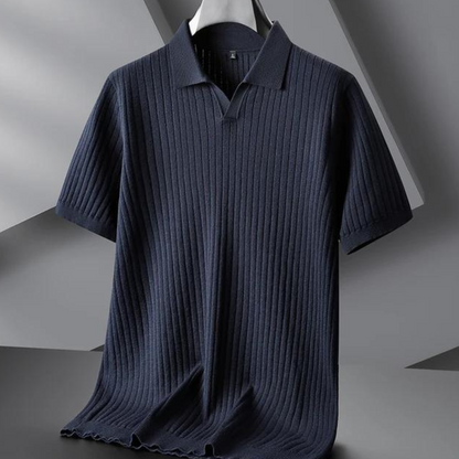 Baldwin Ribbed Knit Polo