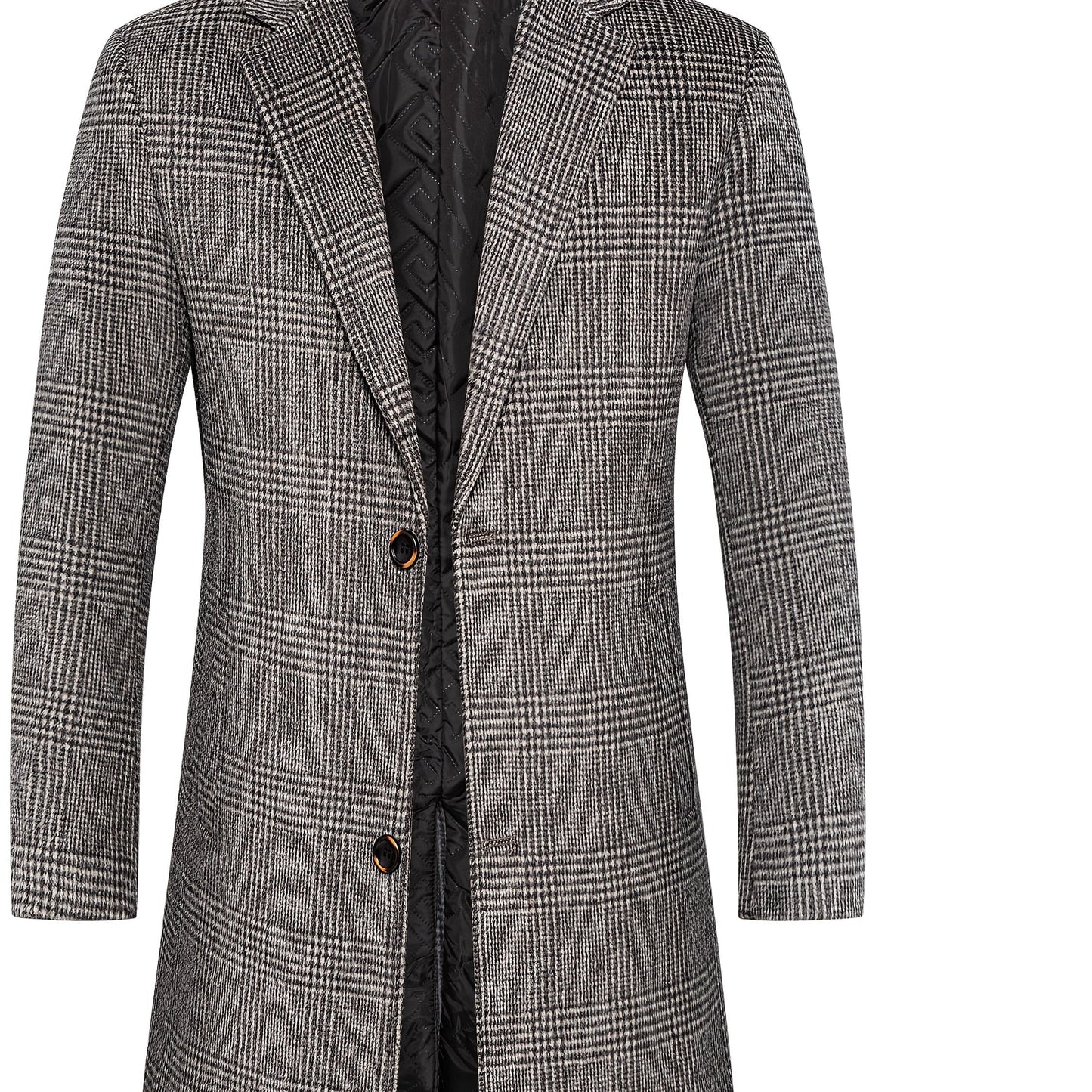 Rivello Checked Wool Overcoat