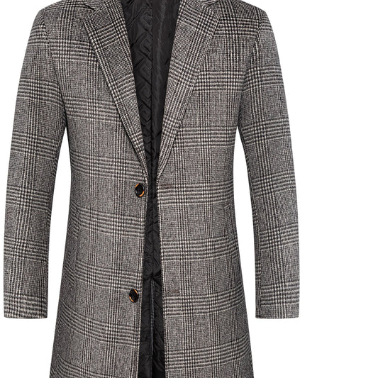 Rivello Checked Wool Overcoat