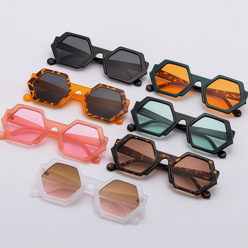 GeoHex Statement Sunglasses