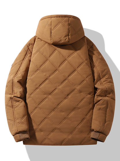 Milan Quilted Hooded Jacket