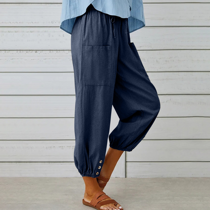 Valencia Linen Jogger Pants