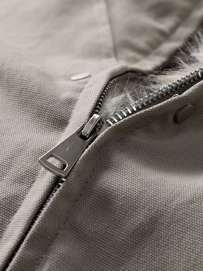 Napoli Faux Fur Hooded Jacket