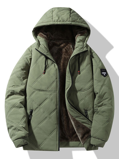 Milan Quilted Hooded Jacket