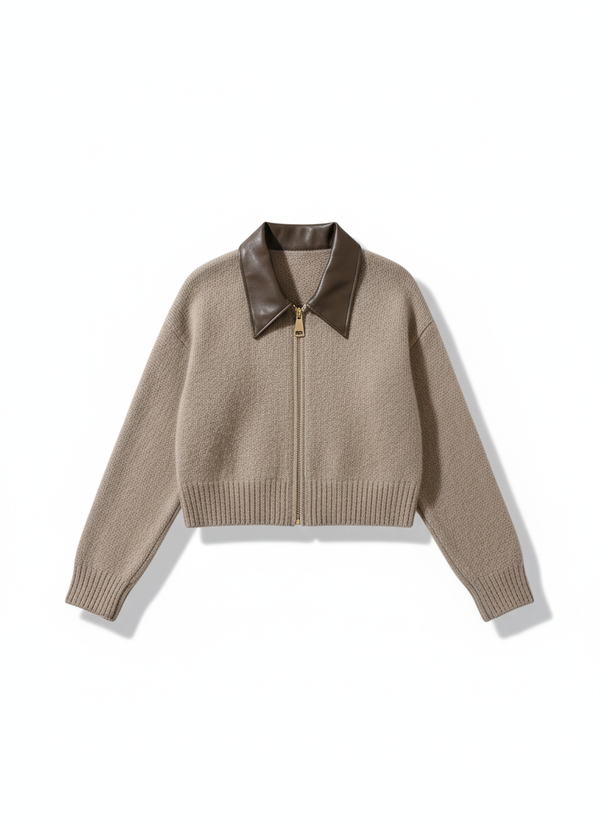 Ravena Wool Zip Cardigan