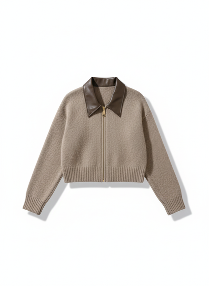 Ravena Wool Zip Cardigan