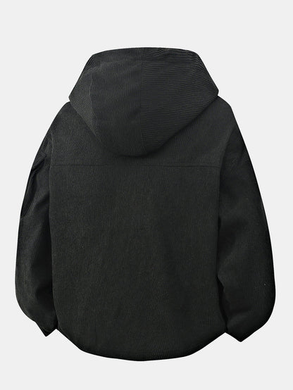 Capri Corduroy Hooded Jacket