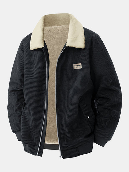 Rovello Corduroy Bomber Jacket