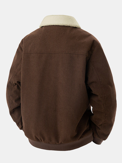 Rovello Corduroy Bomber Jacket
