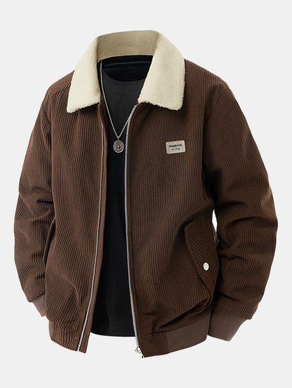 Rovello Corduroy Bomber Jacket