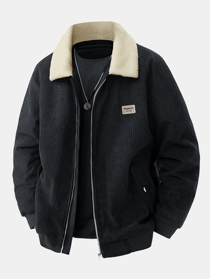 Rovello Corduroy Bomber Jacket