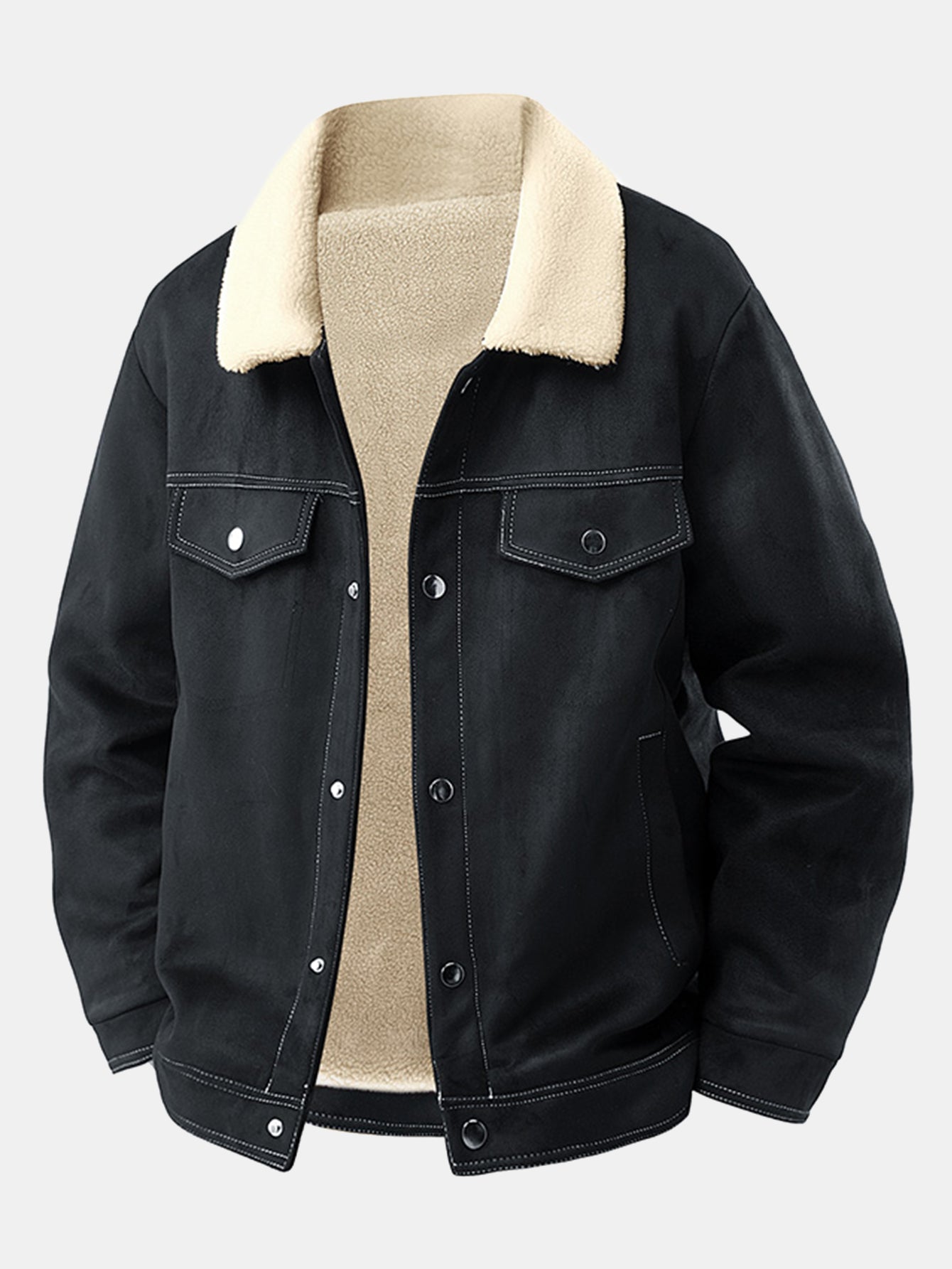 Torino Suede Sherpa Jacket