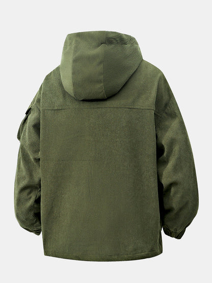 Capri Corduroy Hooded Jacket