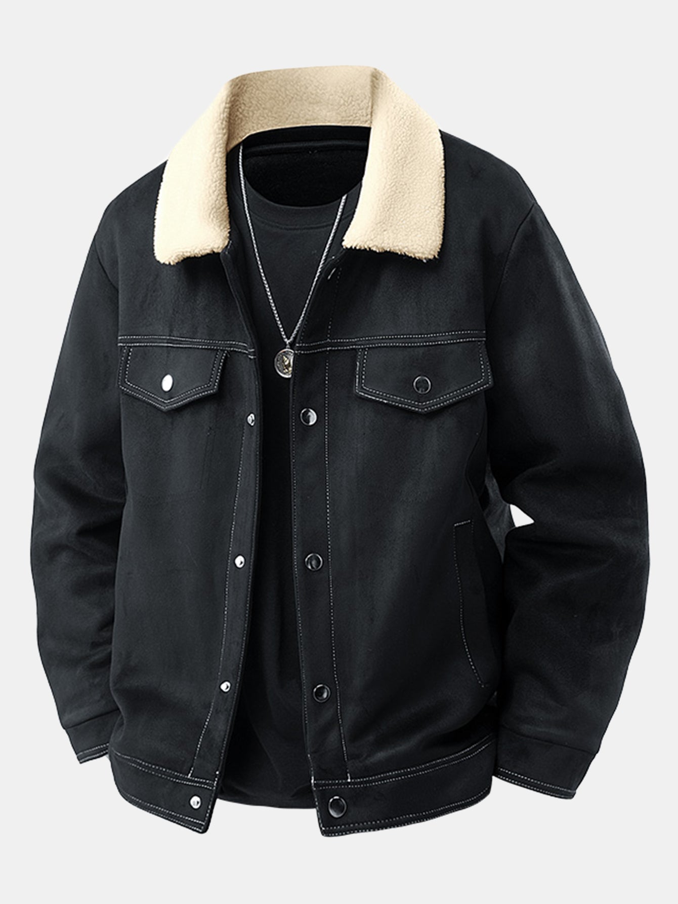 Torino Suede Sherpa Jacket