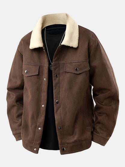 Torino Suede Sherpa Jacket