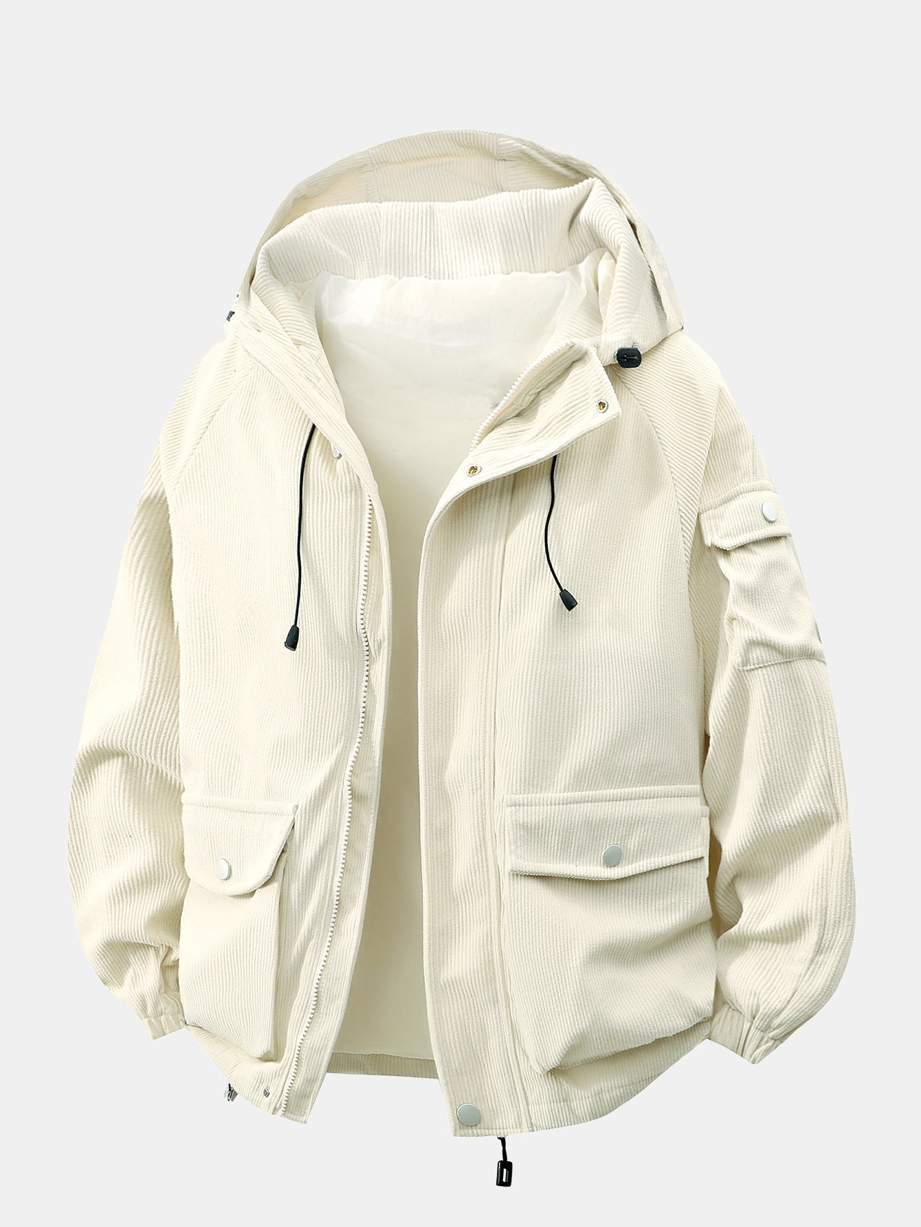 Capri Corduroy Hooded Jacket