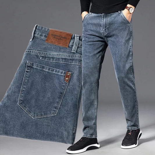 Navigator Straight-Cut Denim Jeans