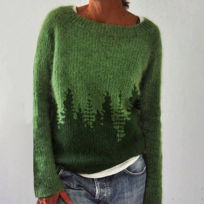 Lecce Patterned Knit Sweater