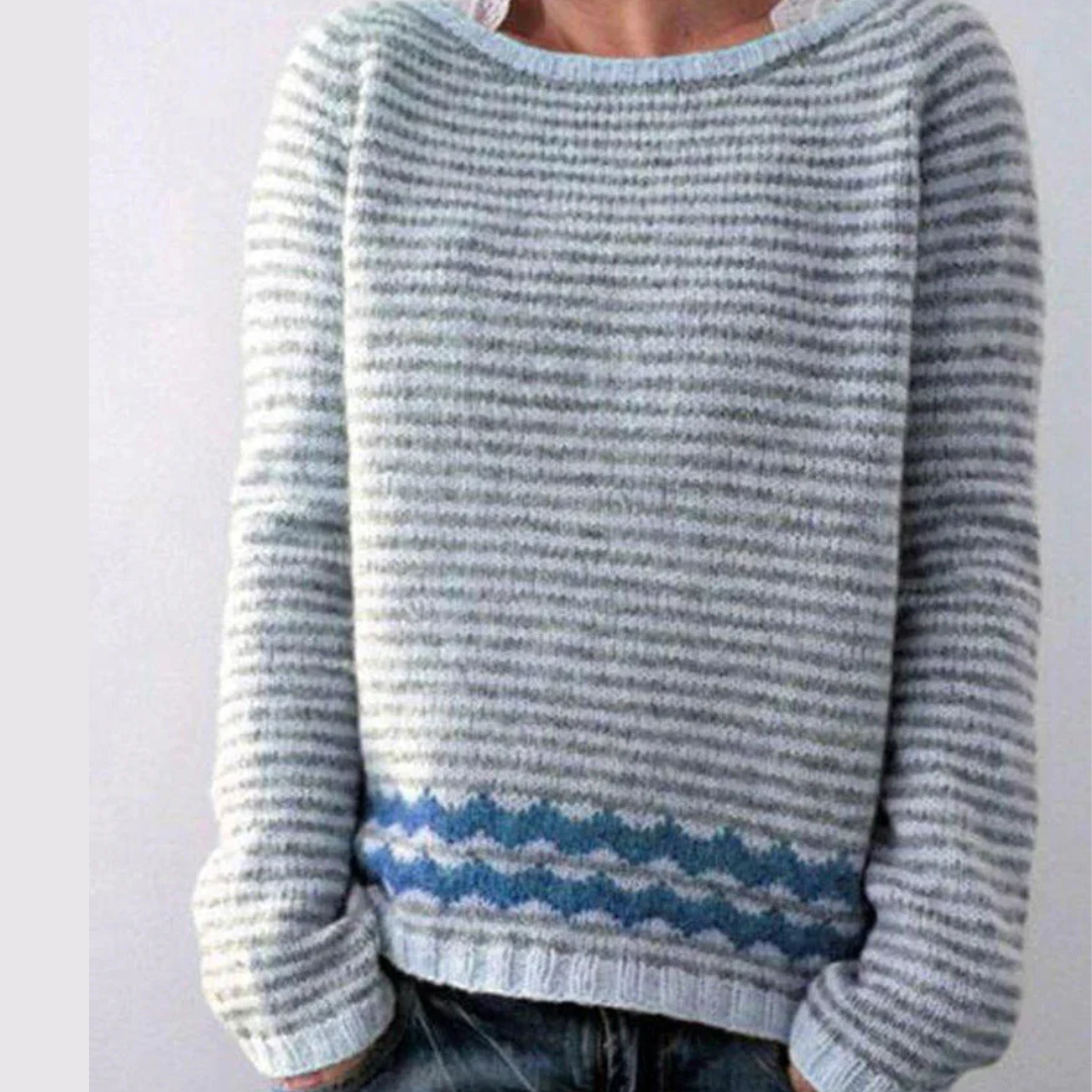 Lecce Patterned Knit Sweater