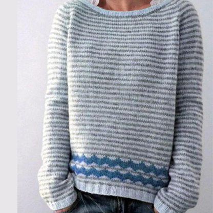 Lecce Patterned Knit Sweater