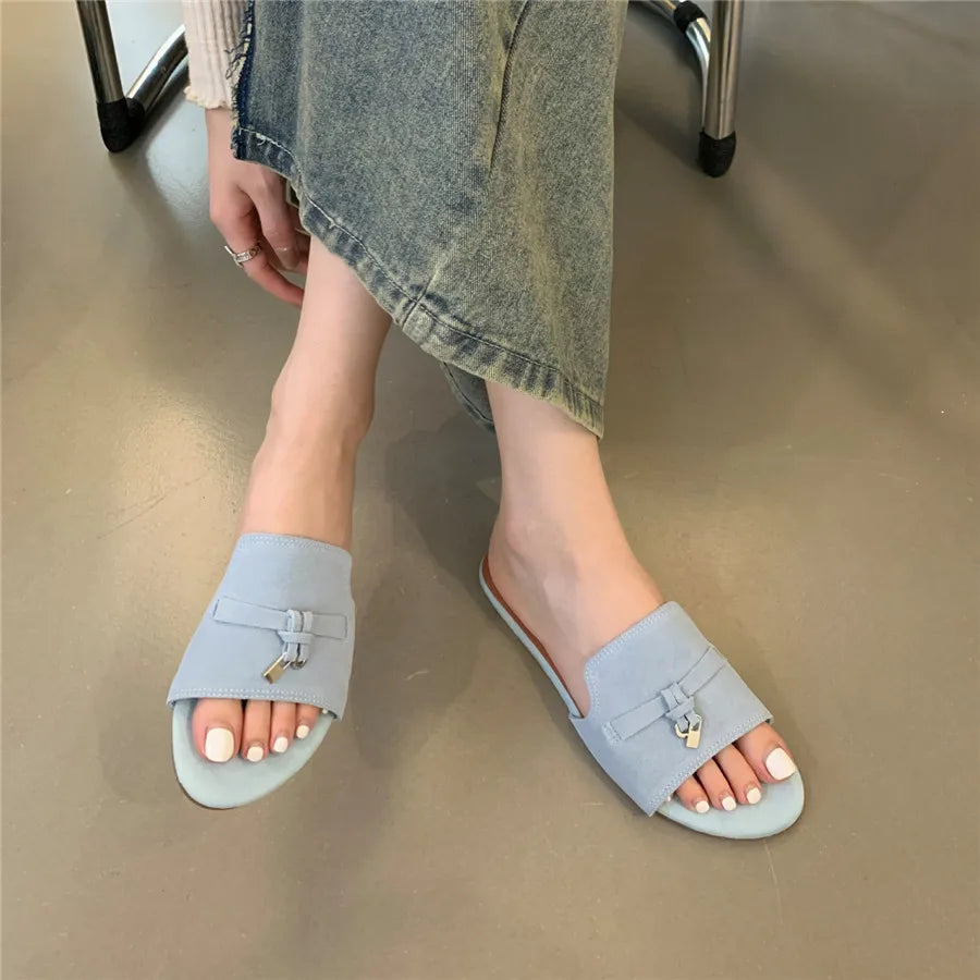 Lisa Porro Suede Slip Ons