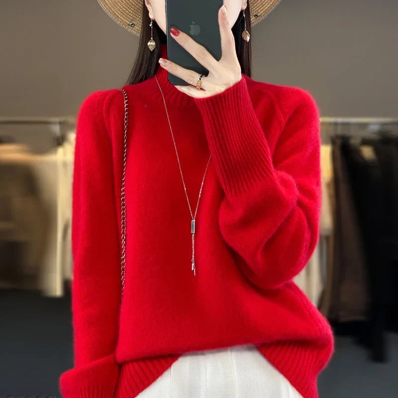 Milan Wool Turtleneck Sweater