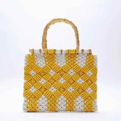 Boho Bamboo Tote Bag
