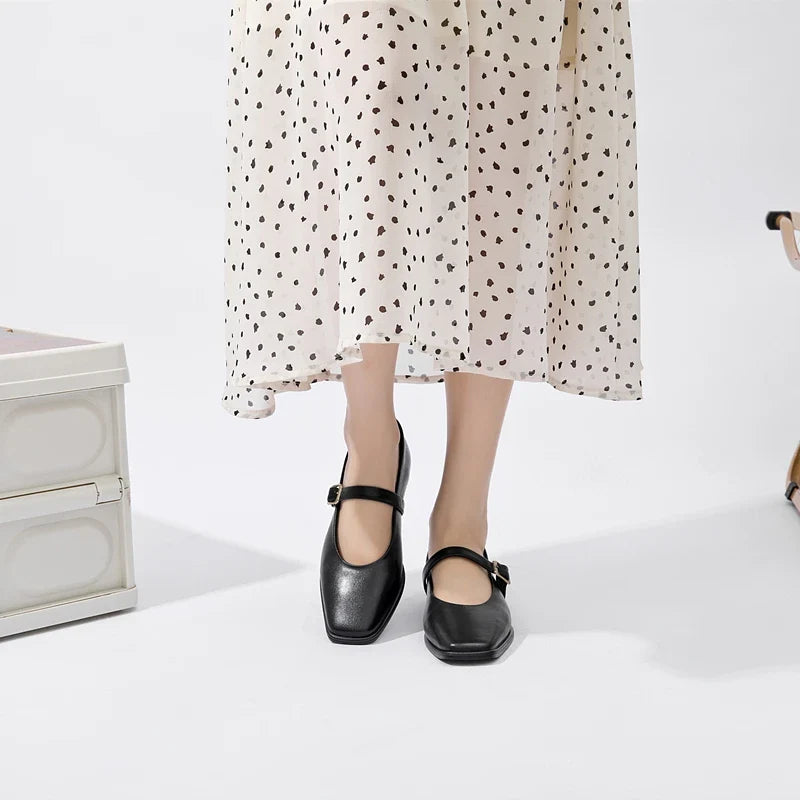 Augusta Leather Flats