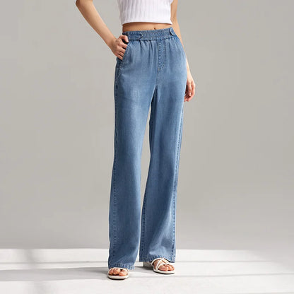 Effortless Denim Trouser