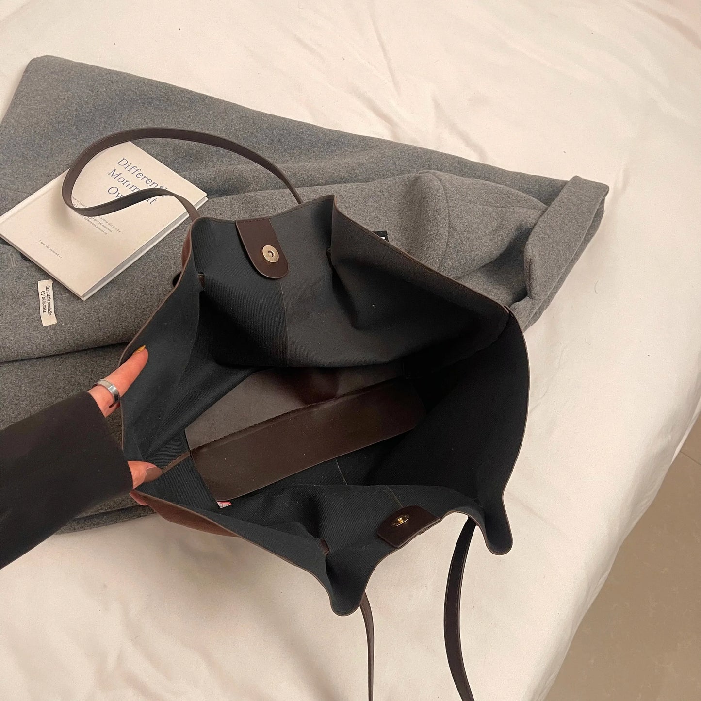 Capri Suede Tote Bag