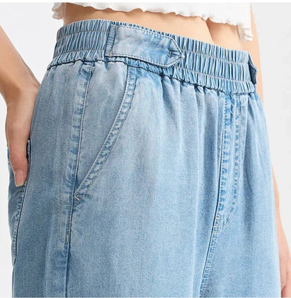 Effortless Denim Trouser