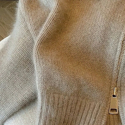 Ravena Wool Zip Cardigan