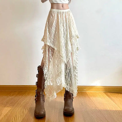 Elysian Lace Cascade Skirt