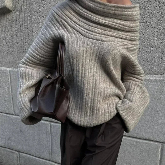 Paloma Off Shoulder Knit Sweater