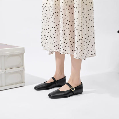 Augusta Leather Flats