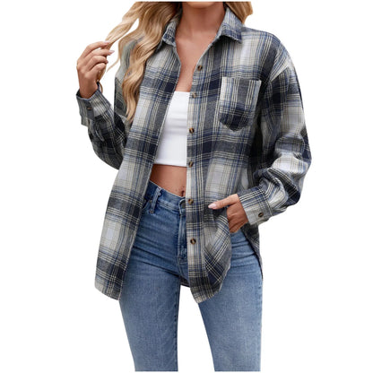 Downtown Plaid Long Sleeve