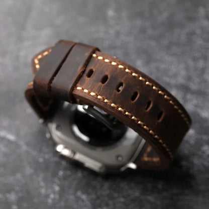 Balaton Cowhide Leather Apple Watch Band