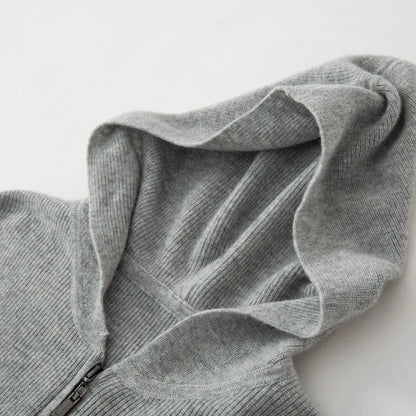 Meridian Cashmere Zipper Hoodie