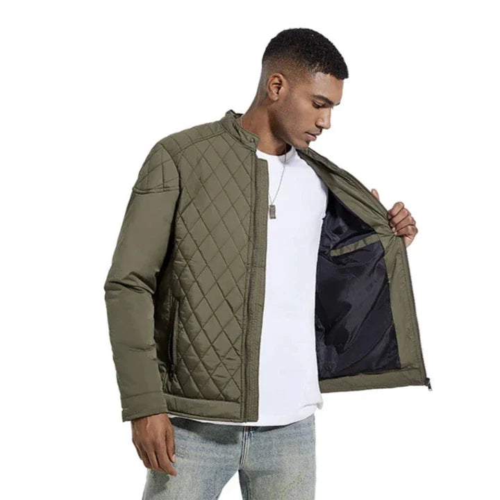 Main Street Quilted Bomber