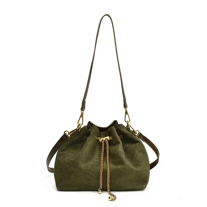 Florence Suede Shoulder Bag