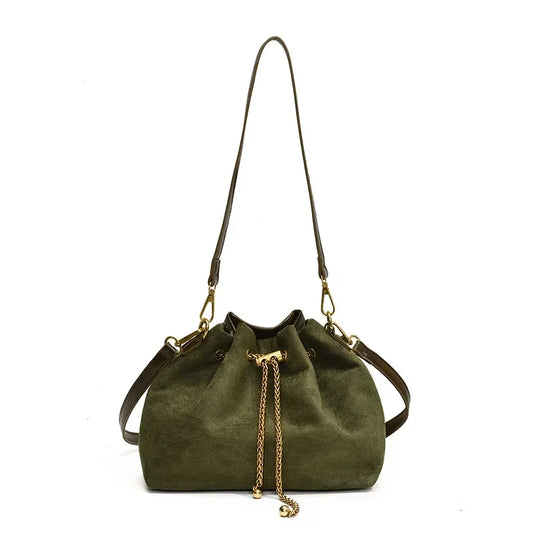 Florence Suede Shoulder Bag