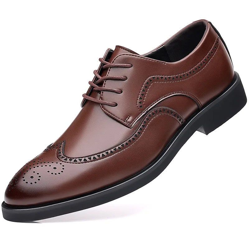 Echelon Leather Oxford Shoes