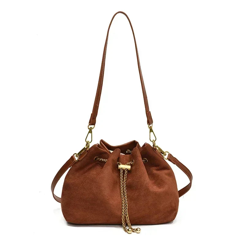 Florence Suede Shoulder Bag