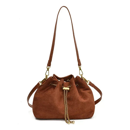 Florence Suede Shoulder Bag