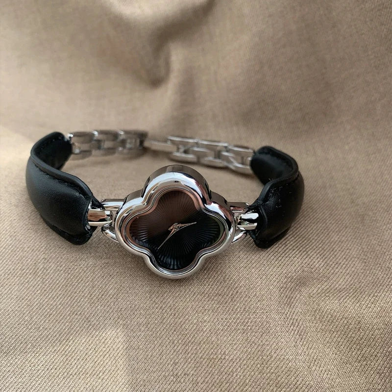 Mrs. Lucky Clover Dial  Gold-Plated Watch