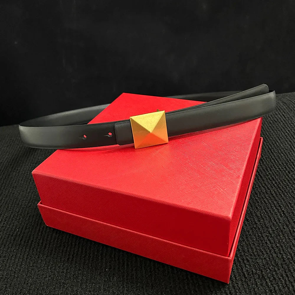 Cubic Cadence Leather Belt