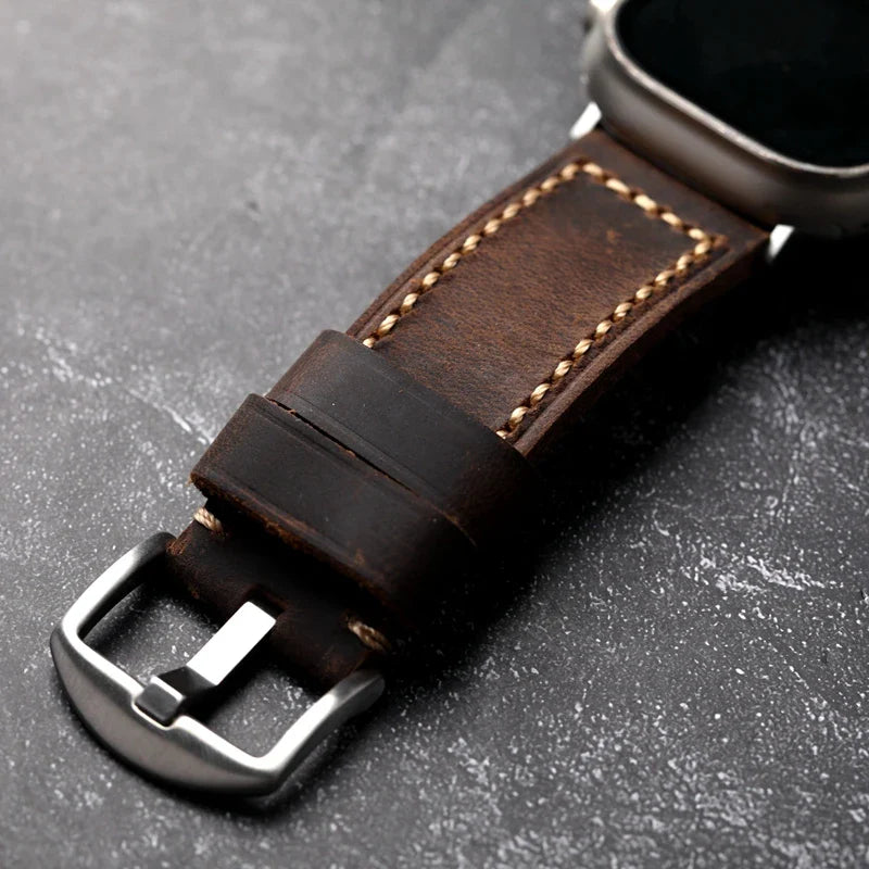 Balaton Cowhide Leather Apple Watch Band