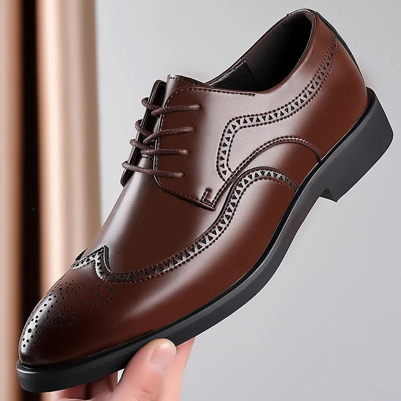 Echelon Leather Oxford Shoes